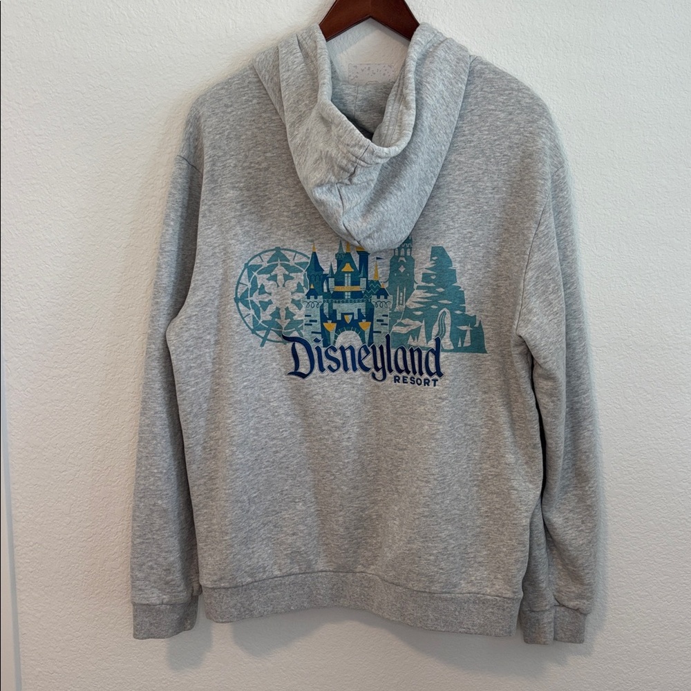 Disneyland Icons Pullover Grey Men's Hoodie M - Picture 3 of 12